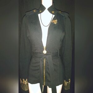 "Rocawear" RARE Black Ornate Blazer Jacket